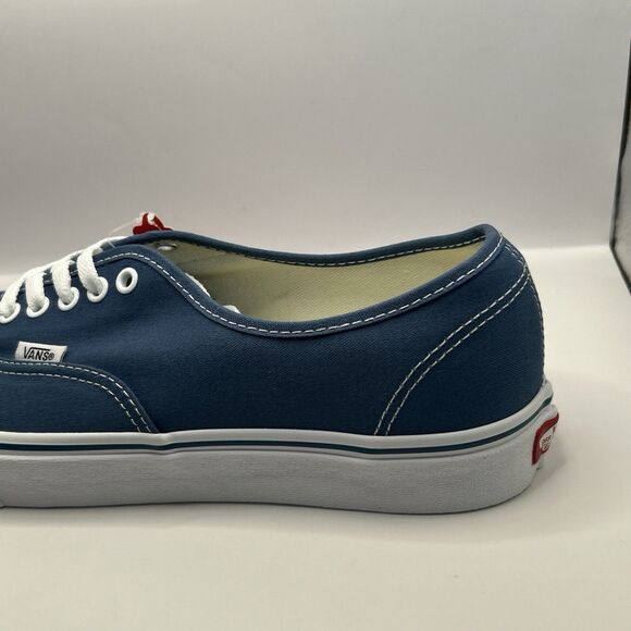 VANS MEN'S VANS AUTHENTIC SKATE SHOES (NAVY), 12 US MENS, 13.5 US WOMENS - Picture 4 of 16